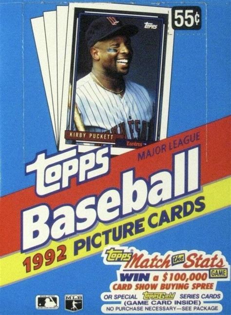 5 out of 5) Ownership Disclosure None. . 1992 topps micro baseball cards most valuable